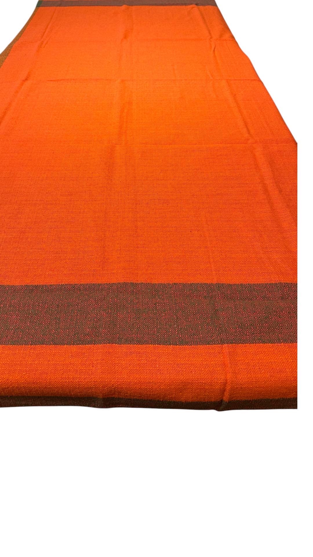 Vintage Finnish Handwoven Cotton Tablecloth, 1960s, Made in Finland – 174 x 122 cm