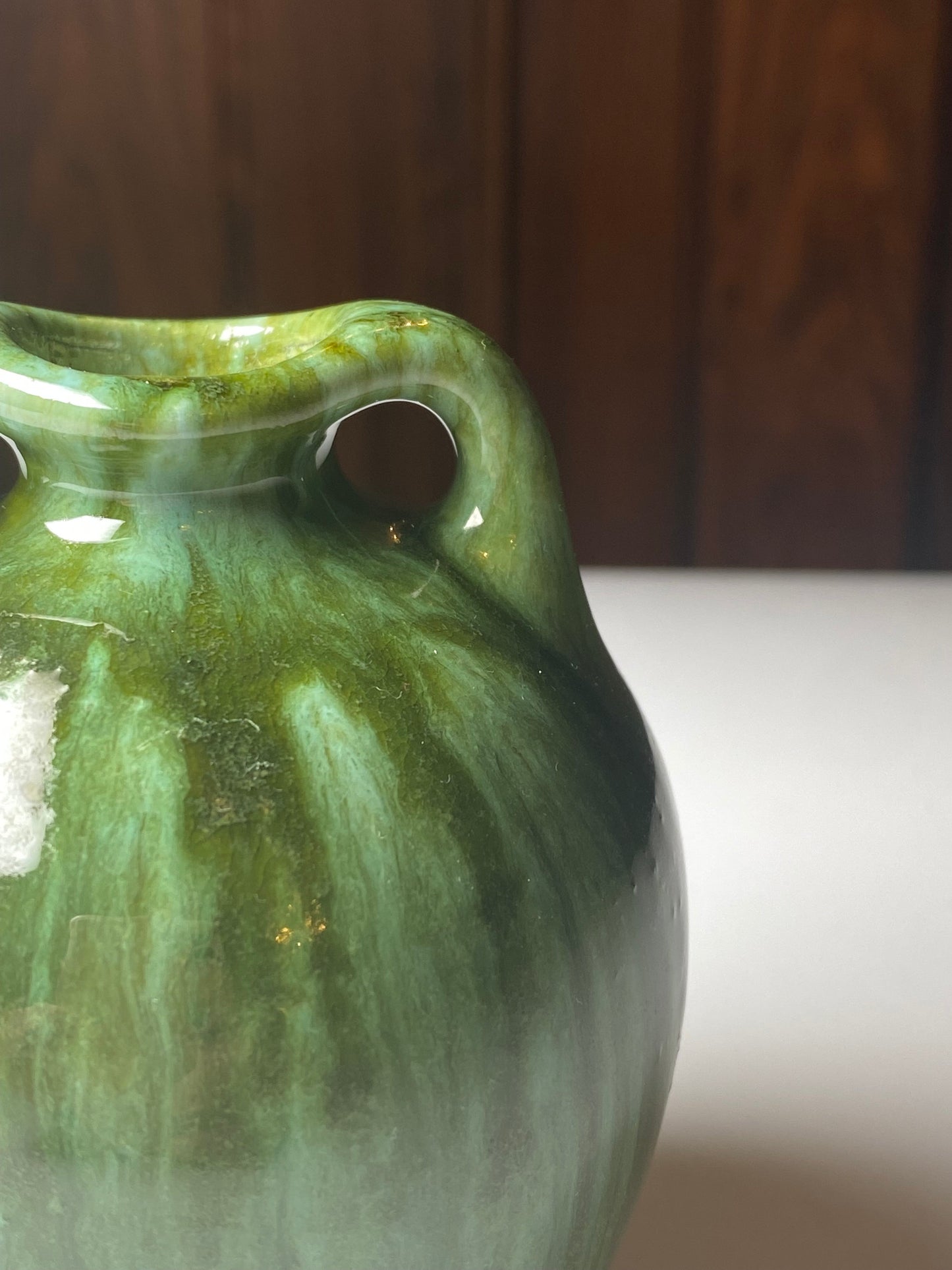 Classic beautiful Kupittaan savi Pottery vase 1950s - Made in Finland