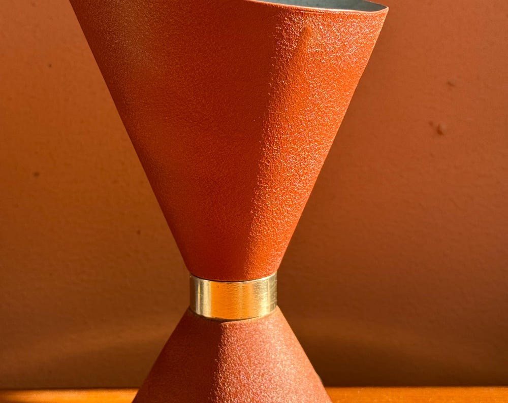 Original 1950s Italian table lamp with Mid-Century modern Stilnovo Style