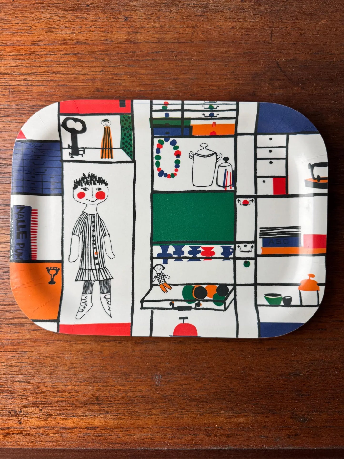 Marimekko "Muksunhylly" Tray – Vuokko Eskolin-Nurmesniemi, Pattern 1955