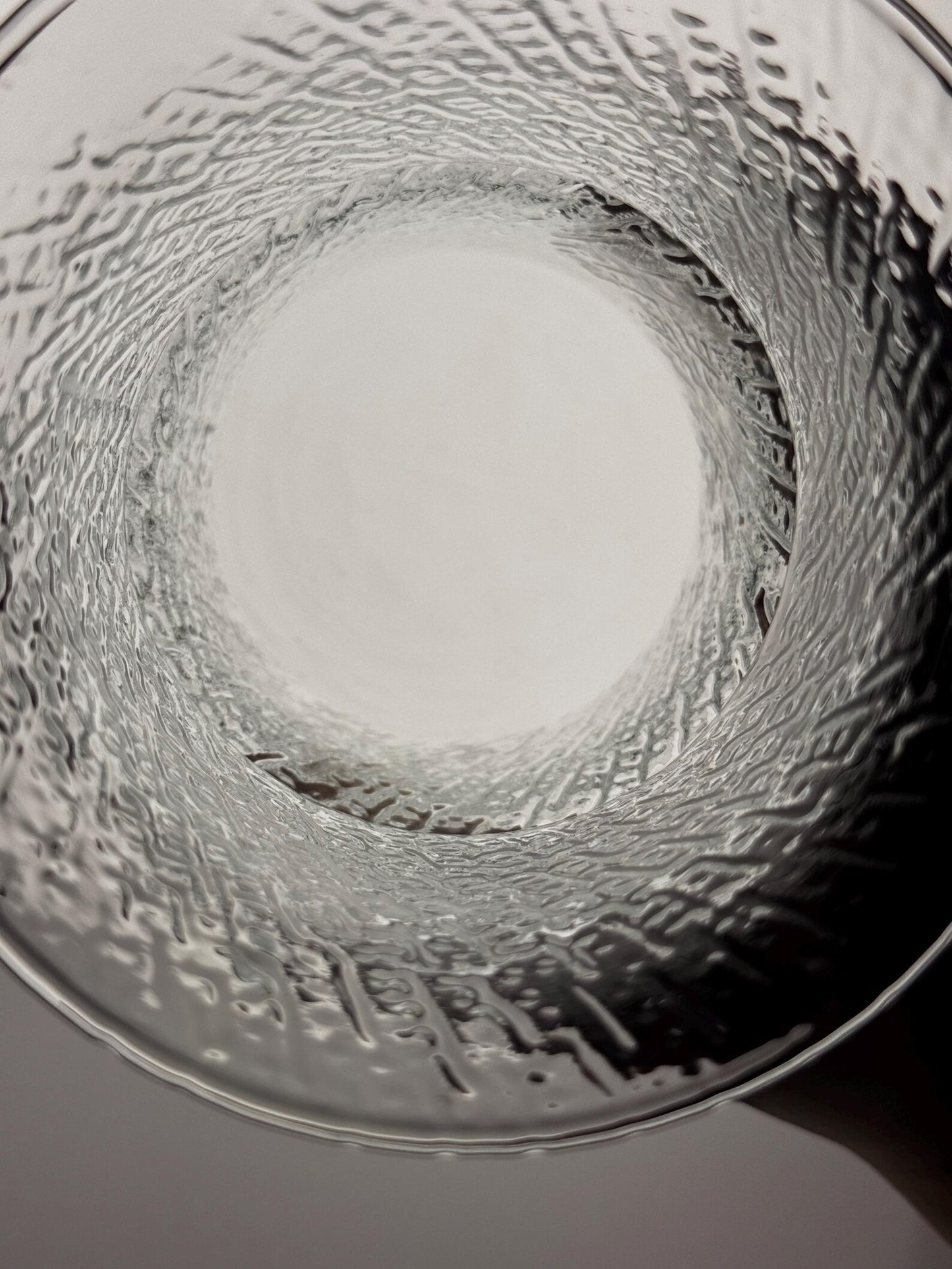 Vintage Nuutajärvi 'Veera' Glass Bottle / Vase by Heikki Orvola, Finland 1983–1984