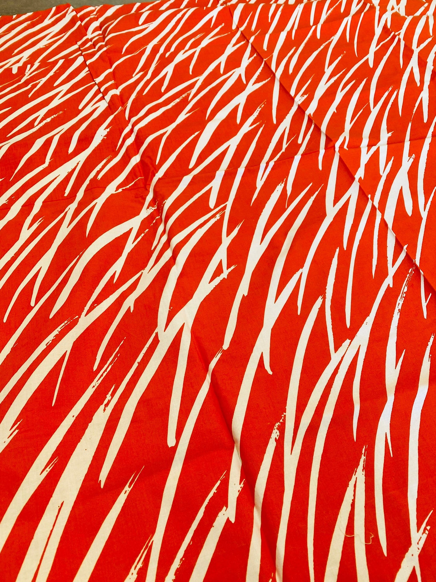 Rare/Vintage Marimekko Curtain “Taiga” designed by Fujiwo Ishimoto, 1978, made in Finland