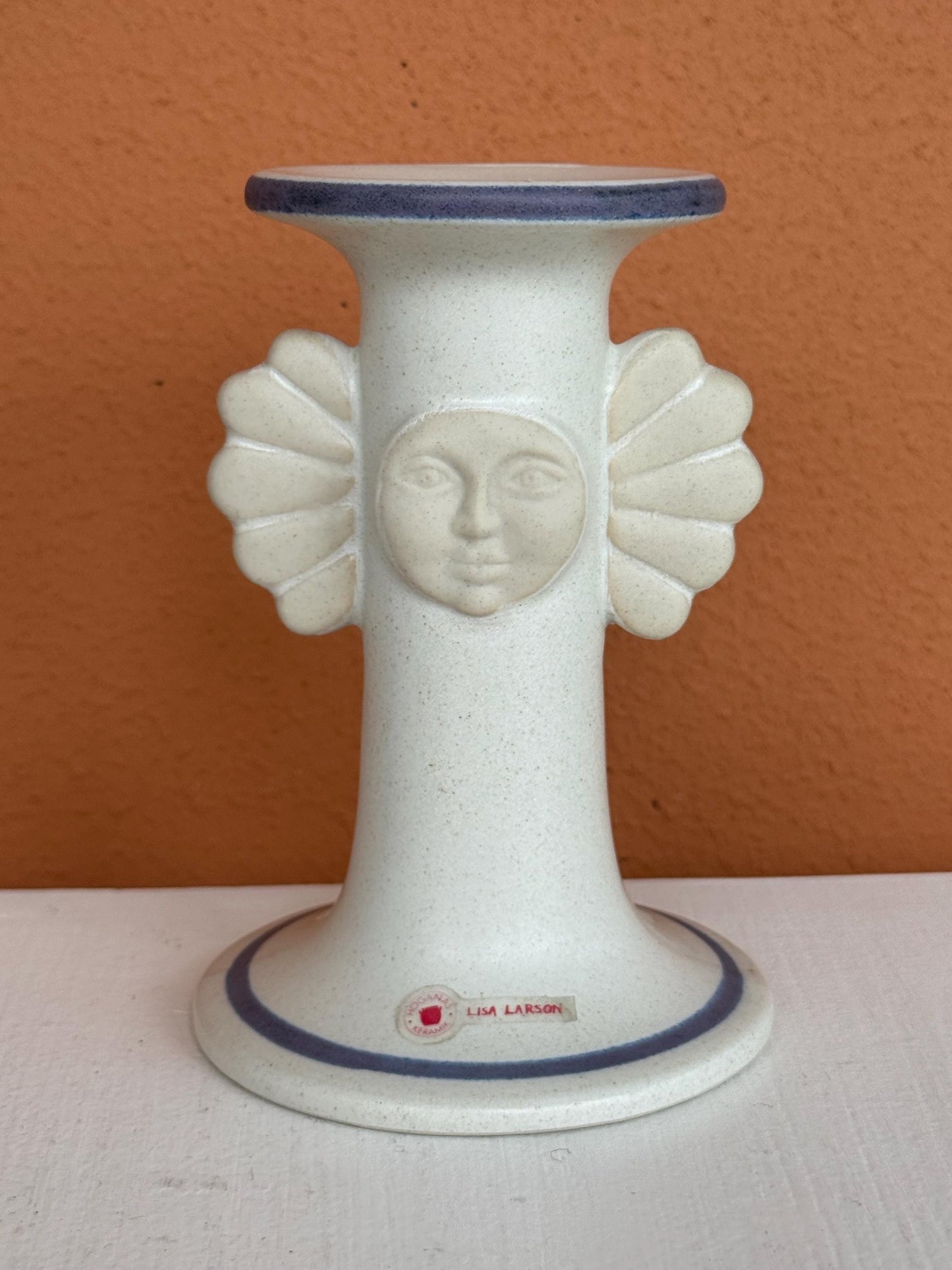 Collectable/LISA LARSON, Rare candleholders named “Lina”, for Höganäs, 1980s, made in Sweden