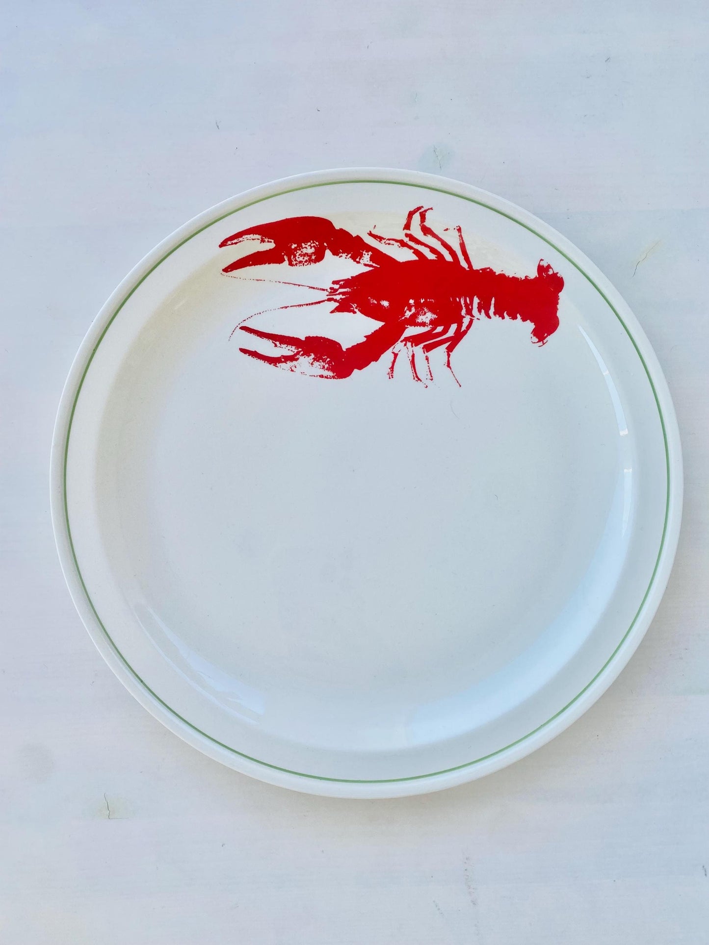 Arabia Finland Vintage Crayfish Dinner Plate – Made in Finland (1949–1970)