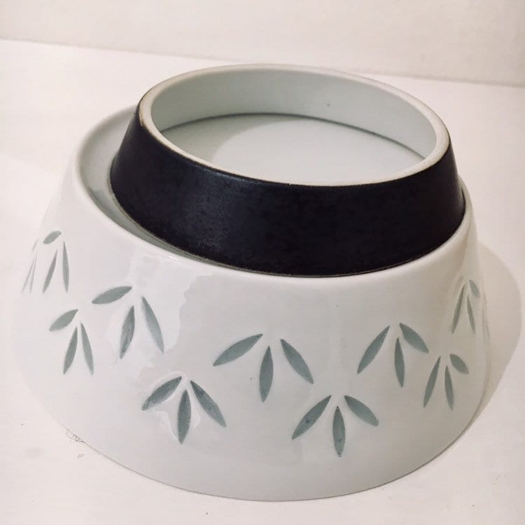 Arabia Finland Rice Porcelain Bowl by Friedl Holzer-Kjellberg – Handmade, 1950s