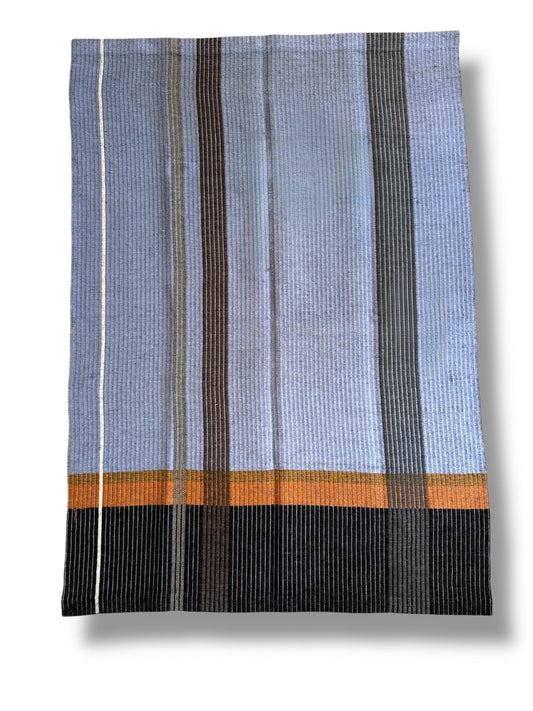 A wonderful and collectable Mid Century Modern Vintage Finnish woolen and cotton Rug named “Rajamiehen tie”(Border Patrol Road)