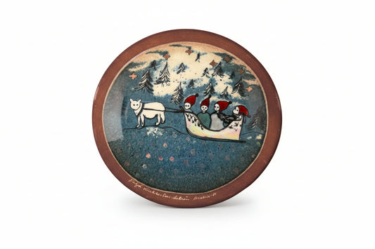 Arabia Finland Ceramic Wall Art "Tonttu" by Heljä Liukko-Sundström, 1981