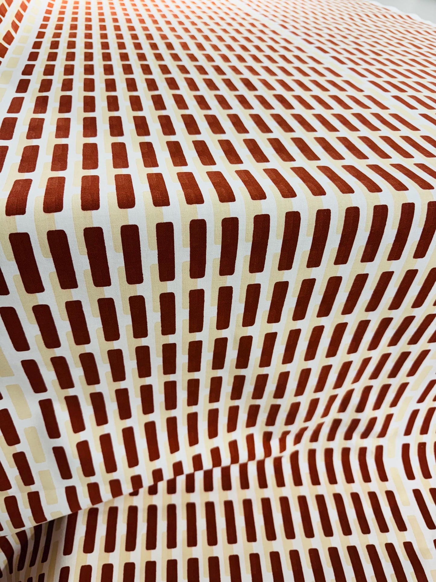 Big piece over 2 meters /Amazing Artek Siena fabric/curtain designed by Alvar Aalto in 1950s, made in Finland