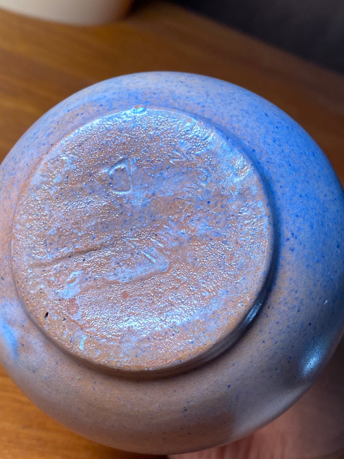 Classic beautiful Kupittaan savi Pottery vase 1950s - Made in Finland