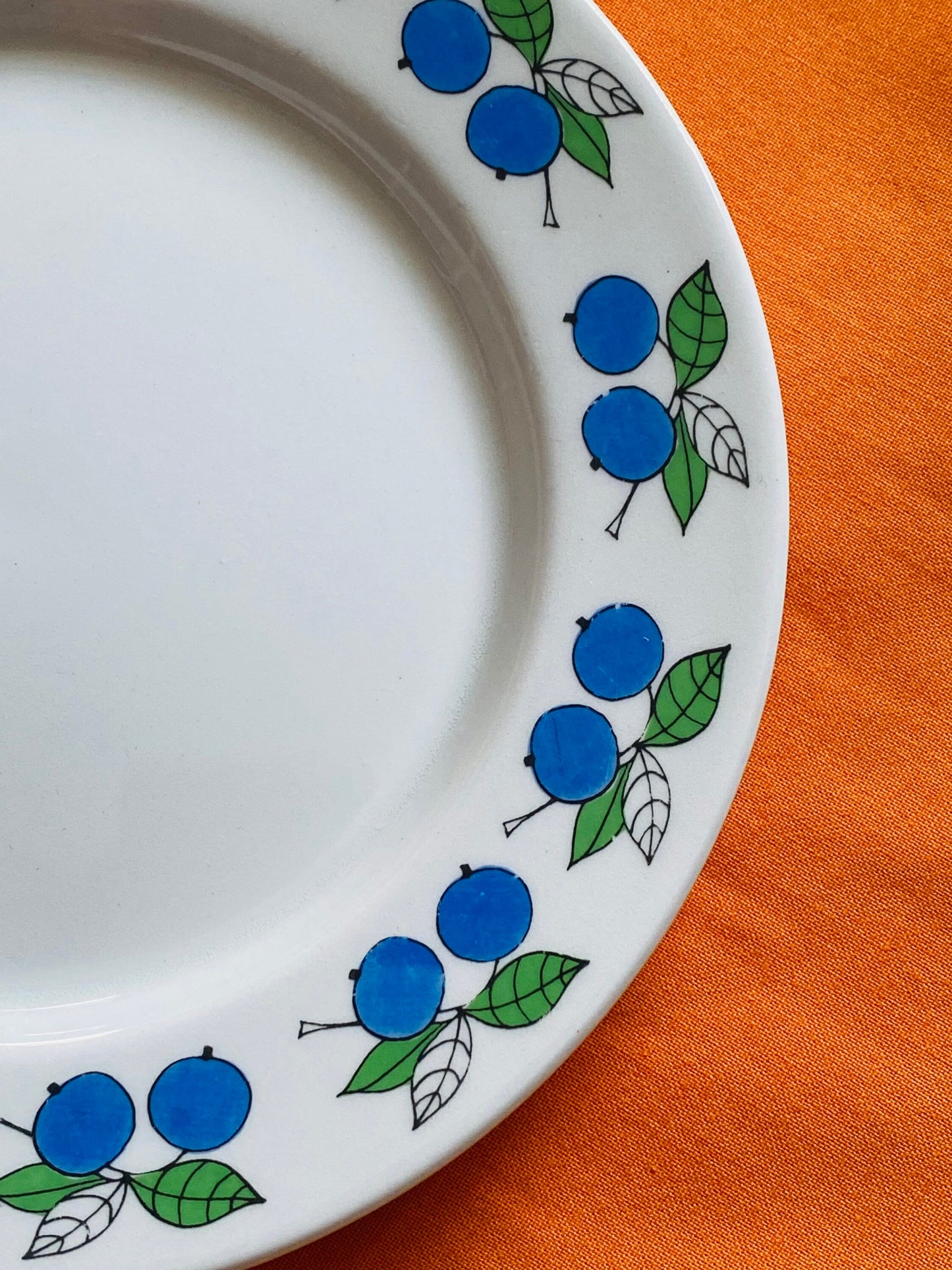 Arabia Finland “Marja” Plate by Esteri Tomula – Super Rare, Made in Finland