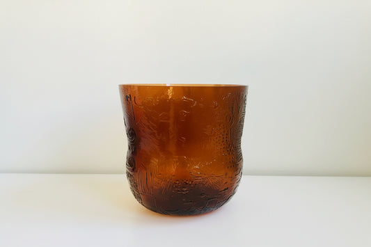 Vintage Oiva Toikka Fauna Glass Container - Arabia Wartsila, Finland 1970s