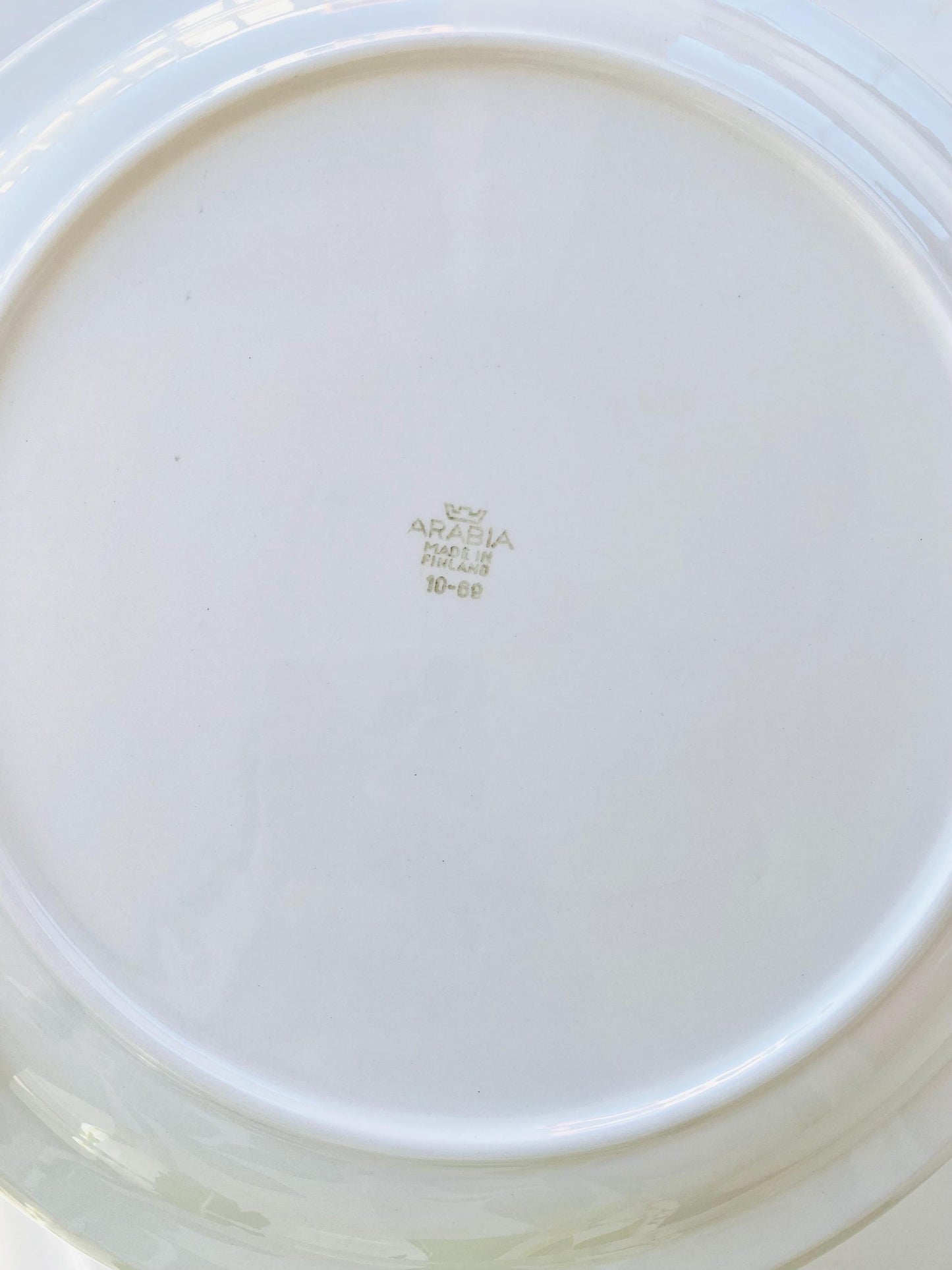 Arabia Finland Vintage Crayfish Dinner Plate – Made in Finland (1949–1970)