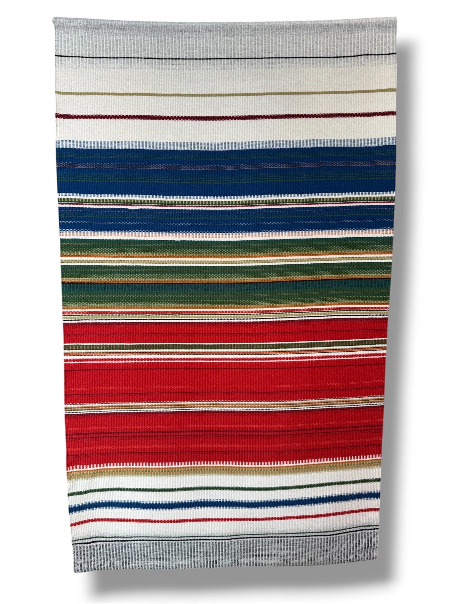 Mid Century Modern Vintage Finnish handmade wall woolen Rug (Raanu) by Salme Tervonen for Kainuun Pirtti, made in Finland