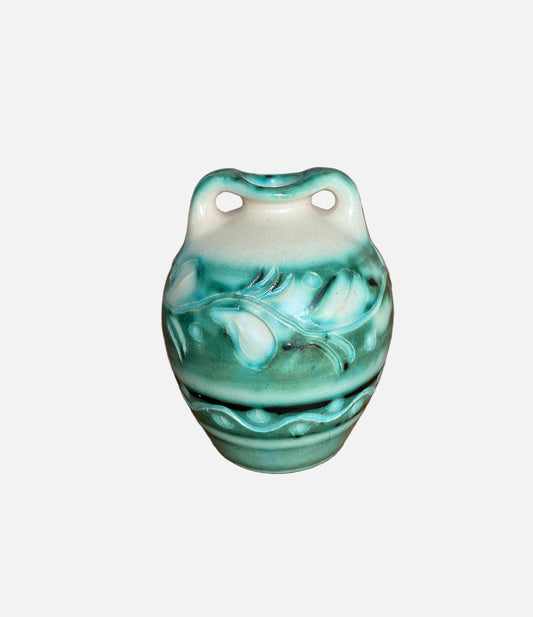 Classic beautiful Kupittaan savi Pottery vase 1950s - Made in Finland