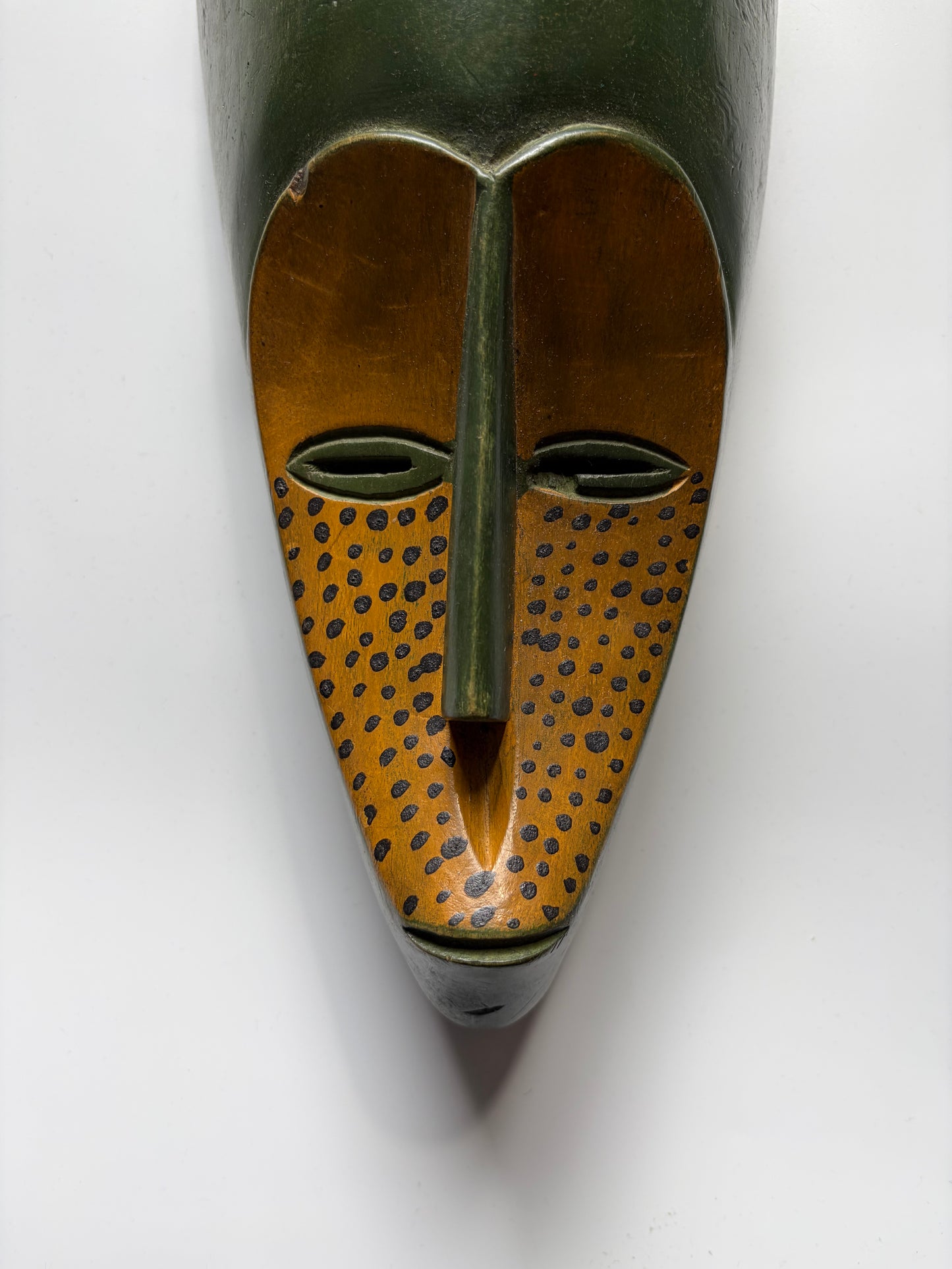 Hand Carved Wooden Mask – African Tribal Wall Art Decor