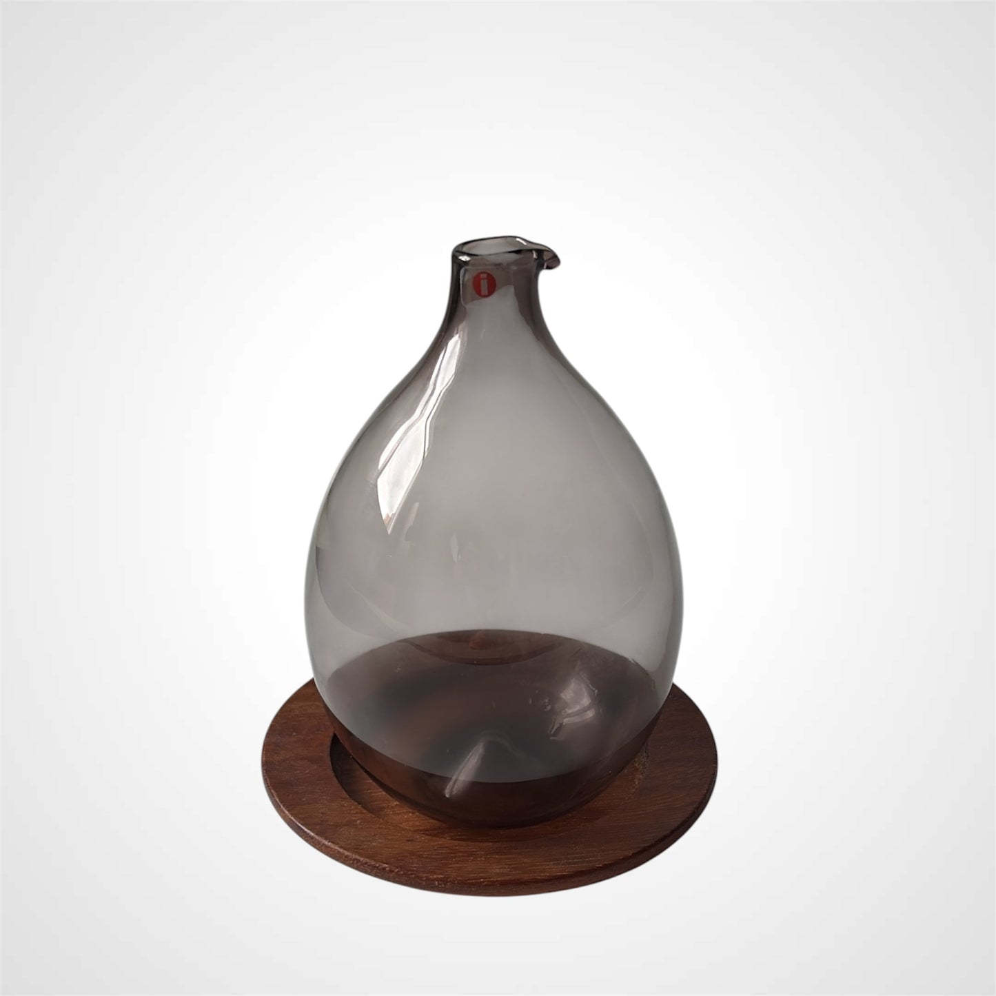Iittala 'Bird Bottle' by Timo Sarpaneva 1956 – Signed, Lilac Glass