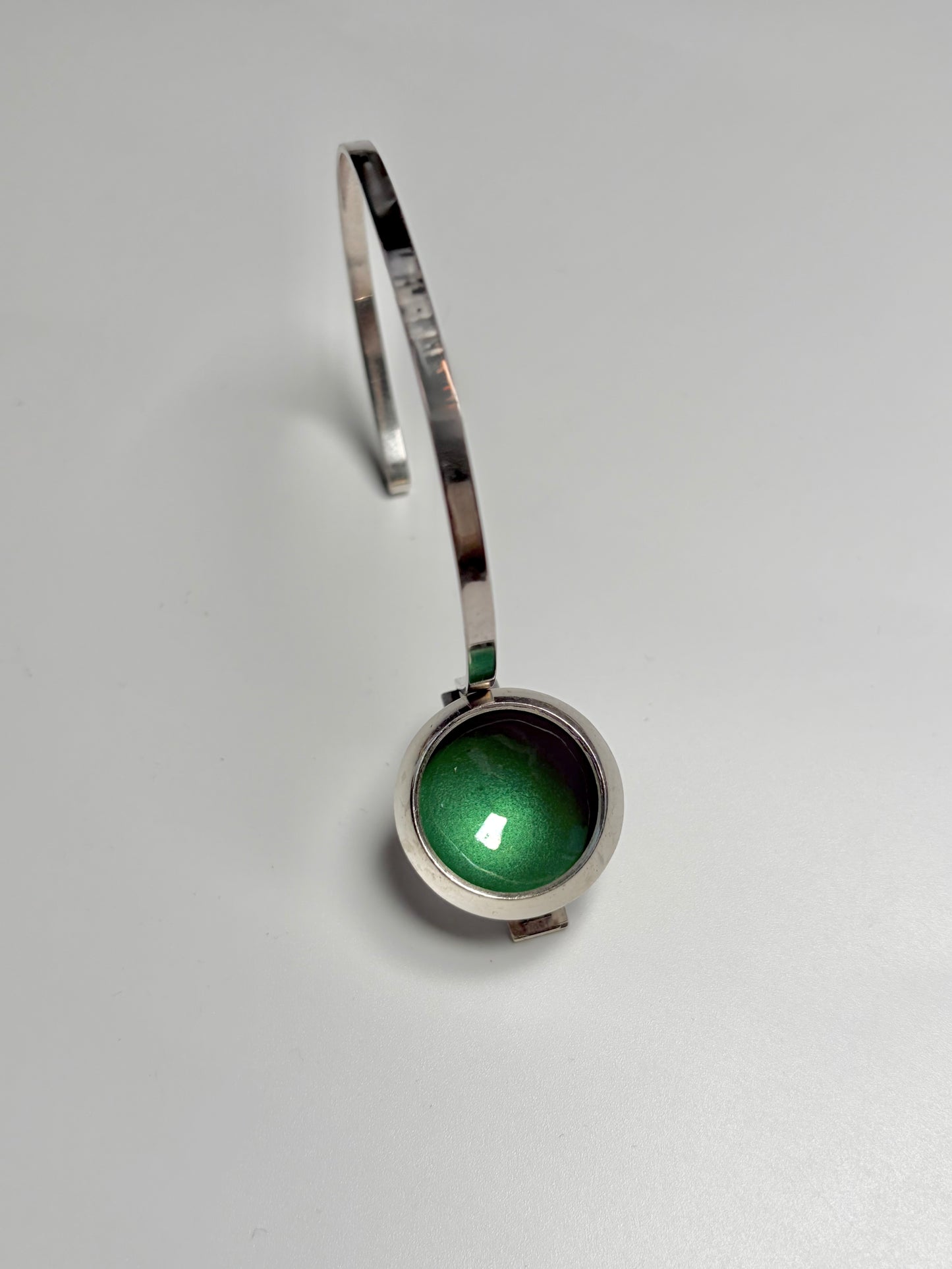 Jorma Laine Modernist Abstract Sterling Silver Brooch, 1972 — Kultateollisuus Ky, Made in Finland