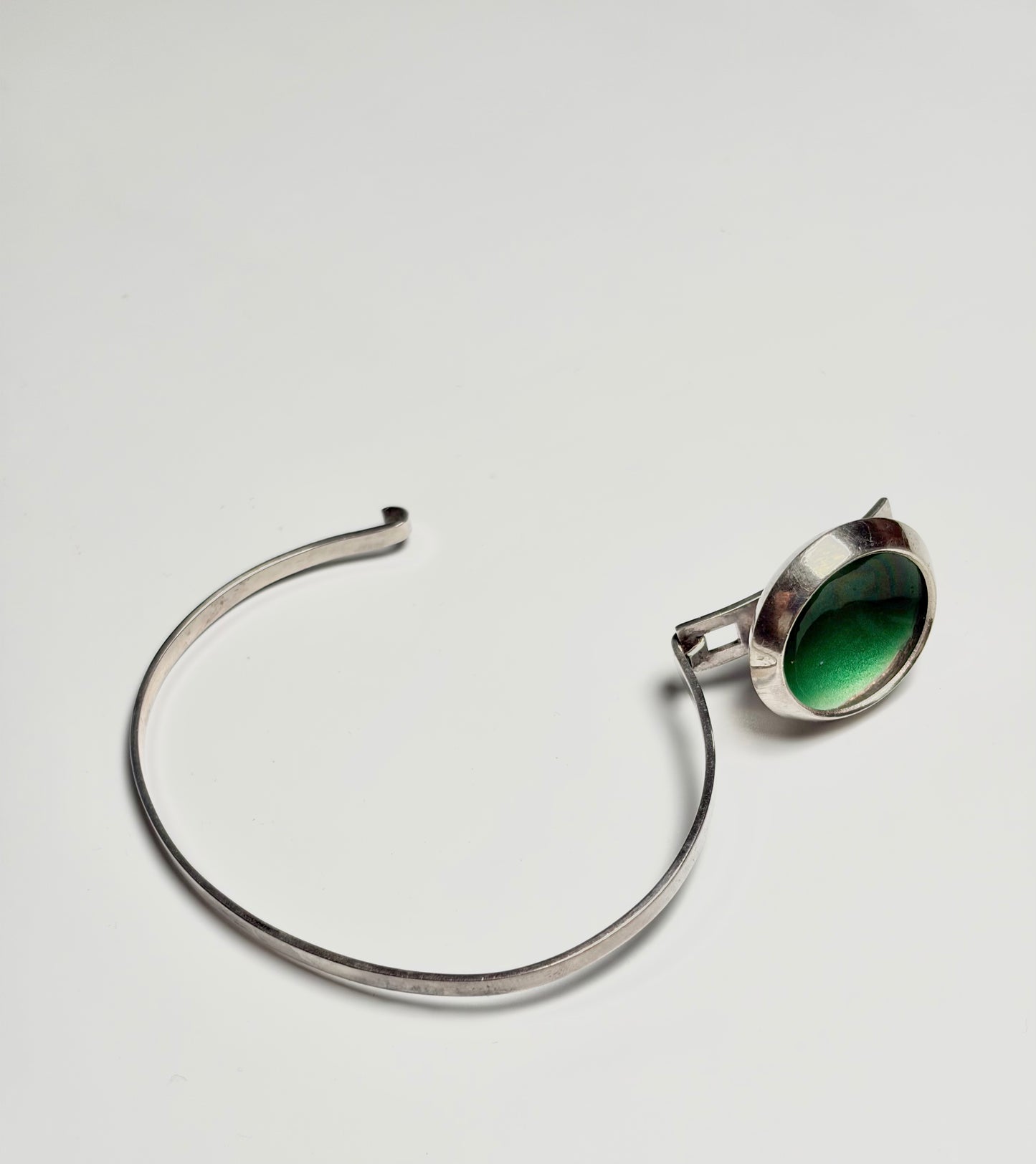 Jorma Laine Modernist Abstract Sterling Silver Brooch, 1972 — Kultateollisuus Ky, Made in Finland