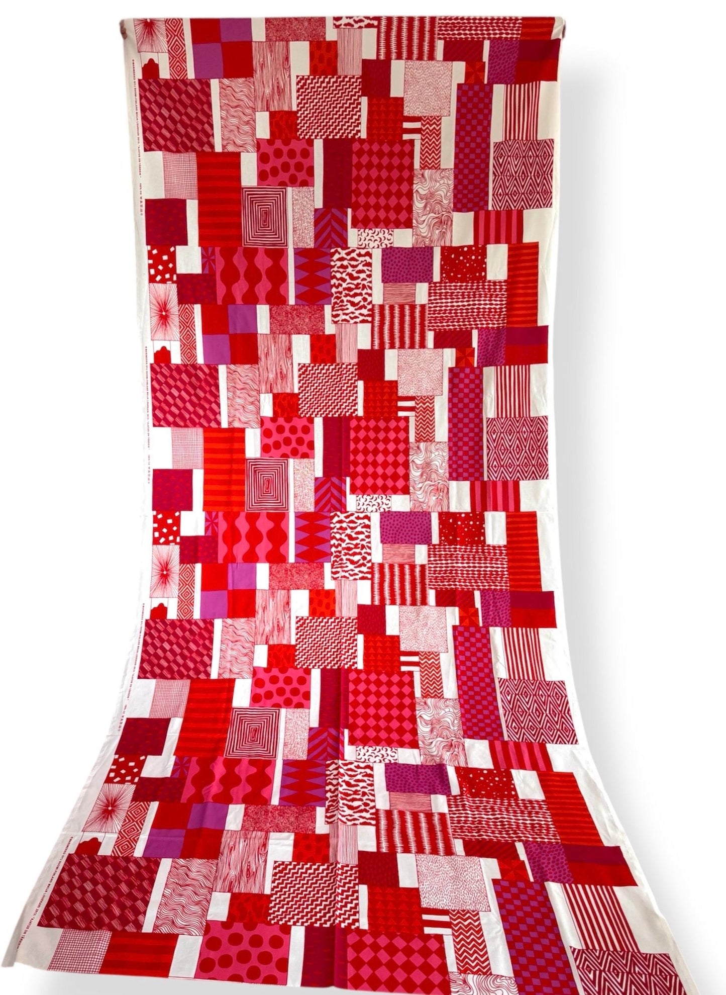 Marimekko fabric/curtain/table cloth designed by Maija Louekari named “Ajatus on Tärkein” in Englis ”The thought is the most important”
