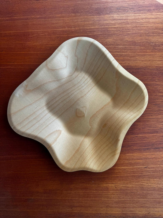 Alvar Aalto Wooden / birch plywood serving tray/ bowl , made in Finland
