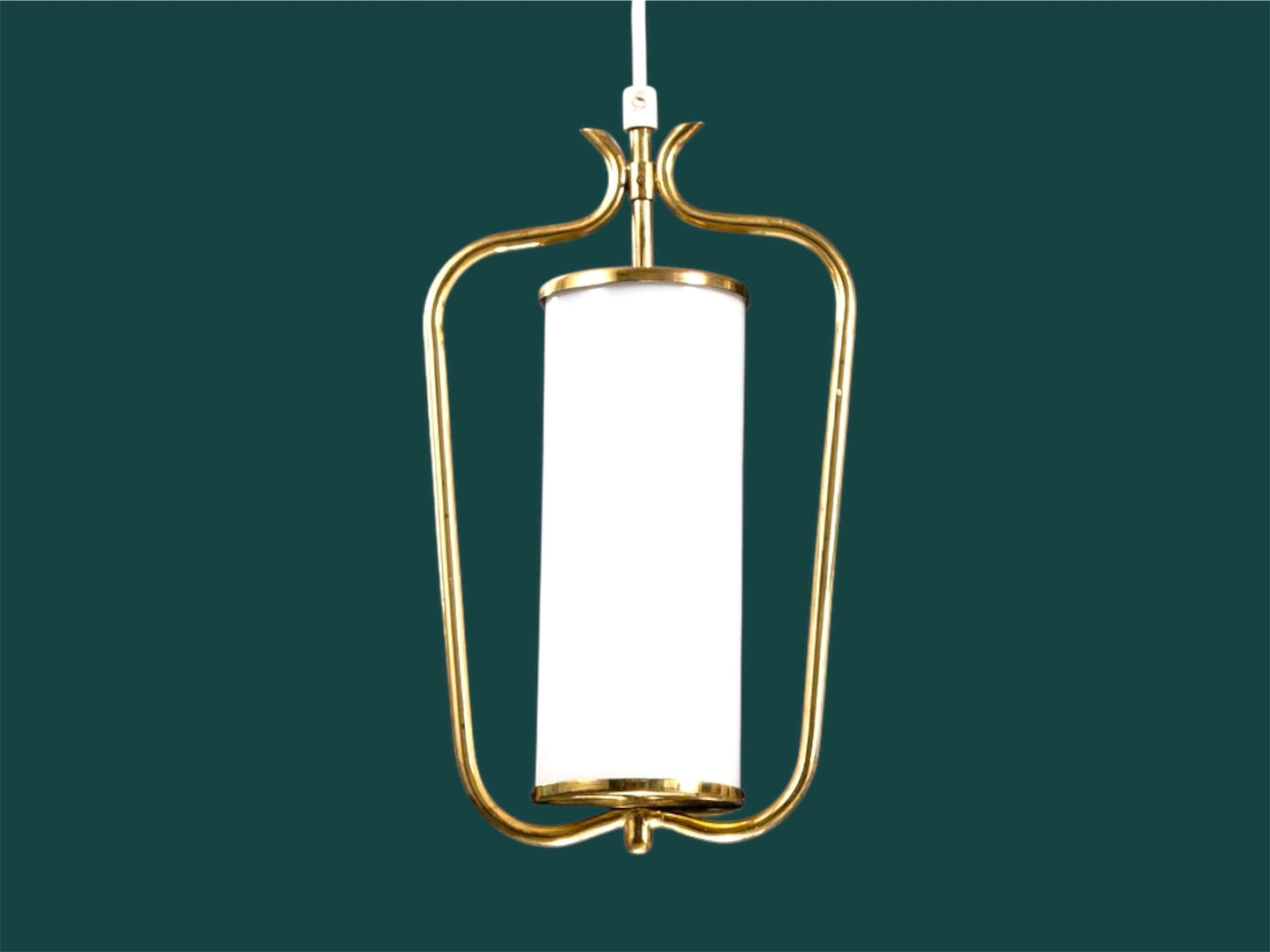Mid century modern original vintage ceiling pendant lamp by Valinte, Finland.1950s