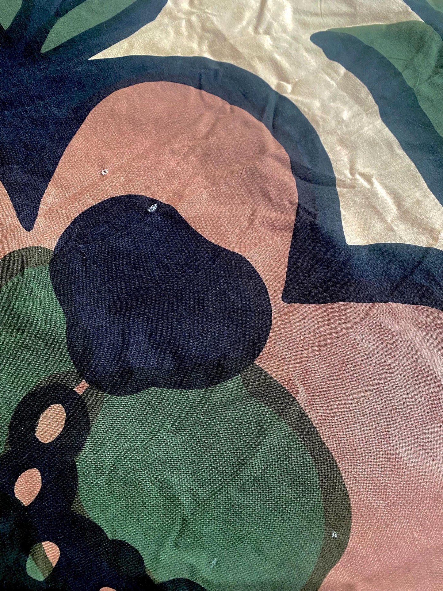 Rare Collectable /big size/ vintage Marimekko curtain/tablecloth named “Oona”  designed by Maija Isola , Made in Finland in 1969