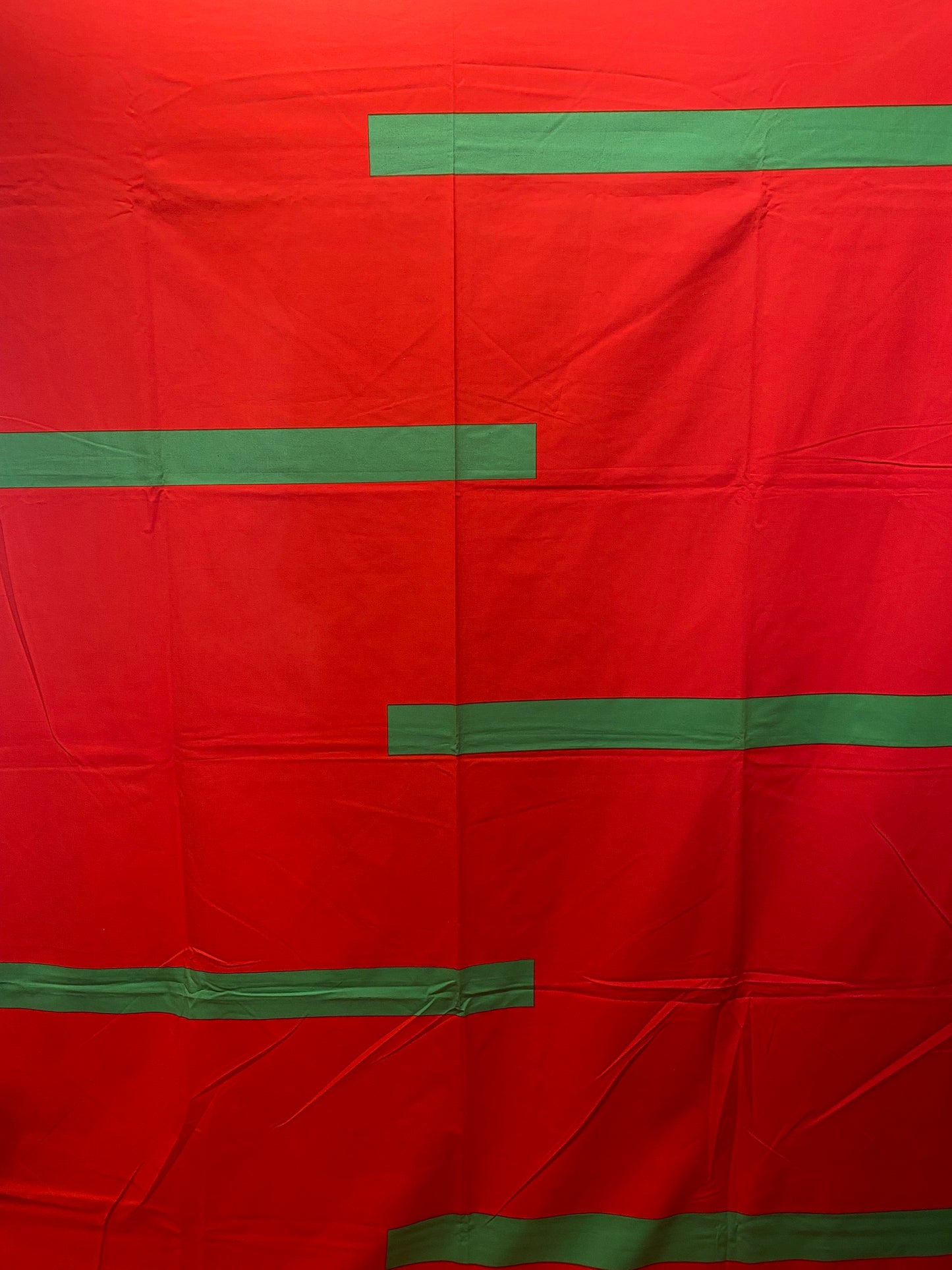 Big size/vintage Vuokko fabric/curtain /table cloth designed by Vuokko Nurmesniemi named “Iso Sana”, 1981, made in Finland