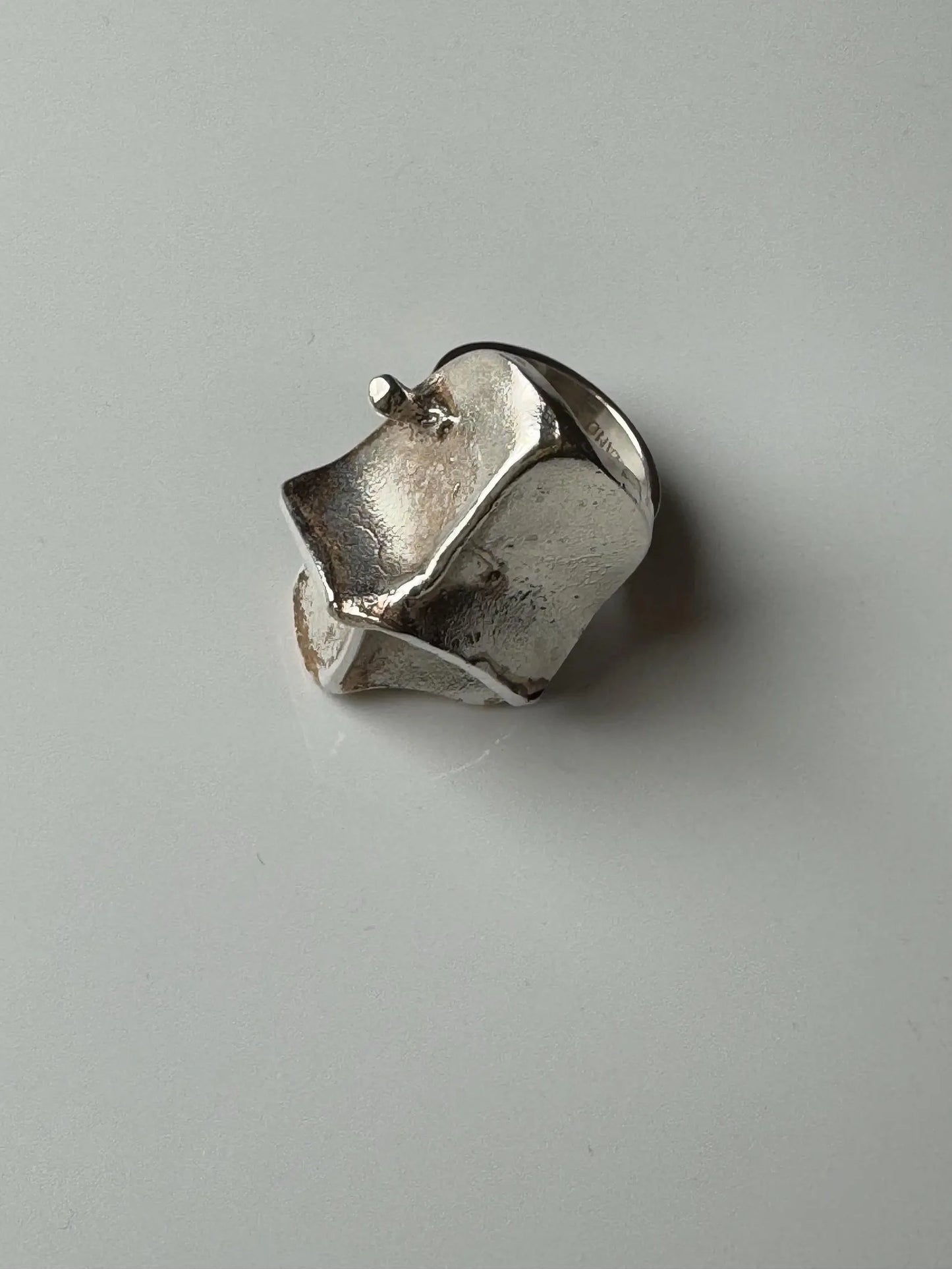 Lapponia 'Magmassa' Sterling Silver Ring by Björn Weckström, Finland 1971