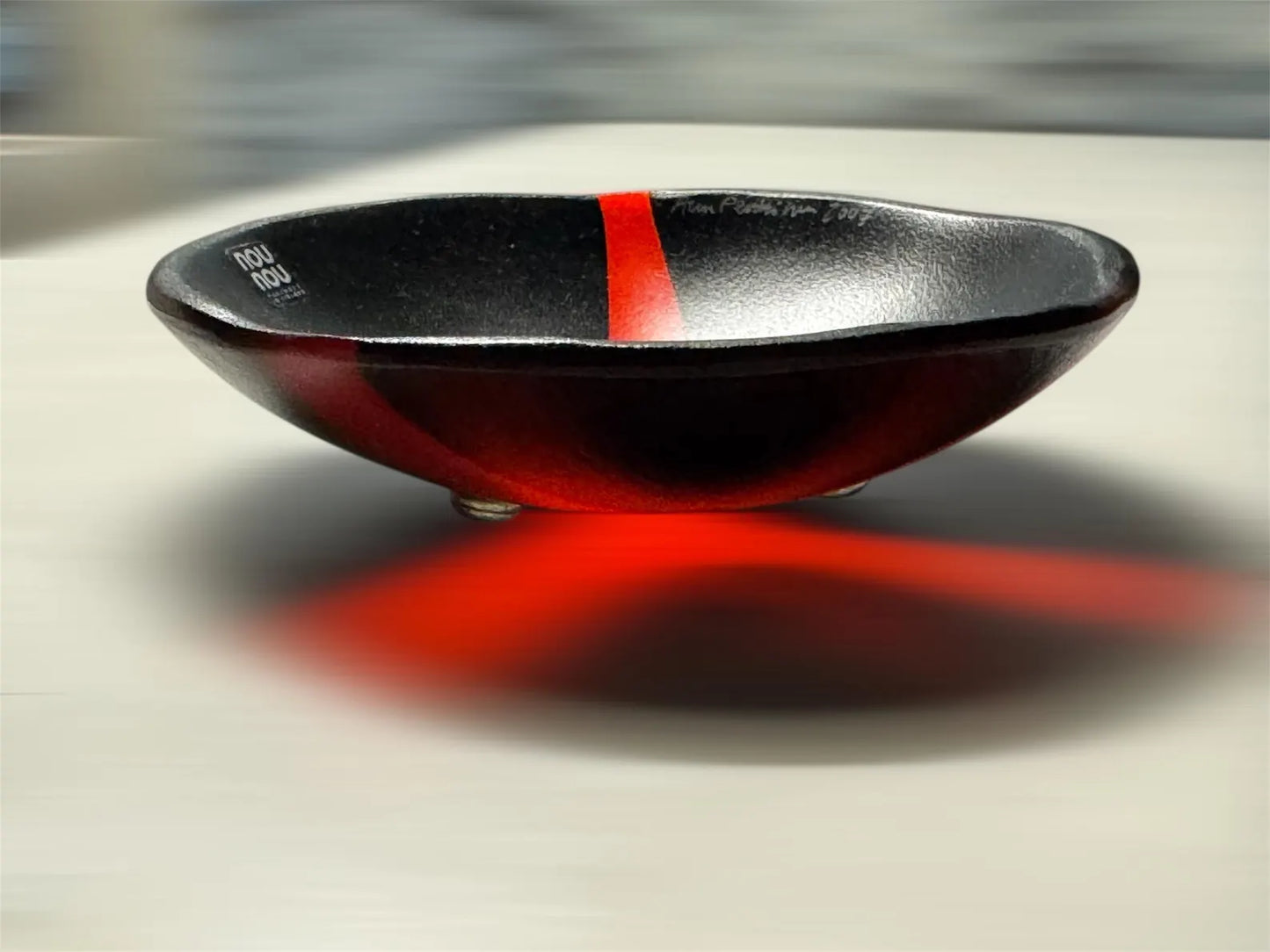 Signed Handmade Art Glass by Anu Penttinen, Riihimäki Finland 2007