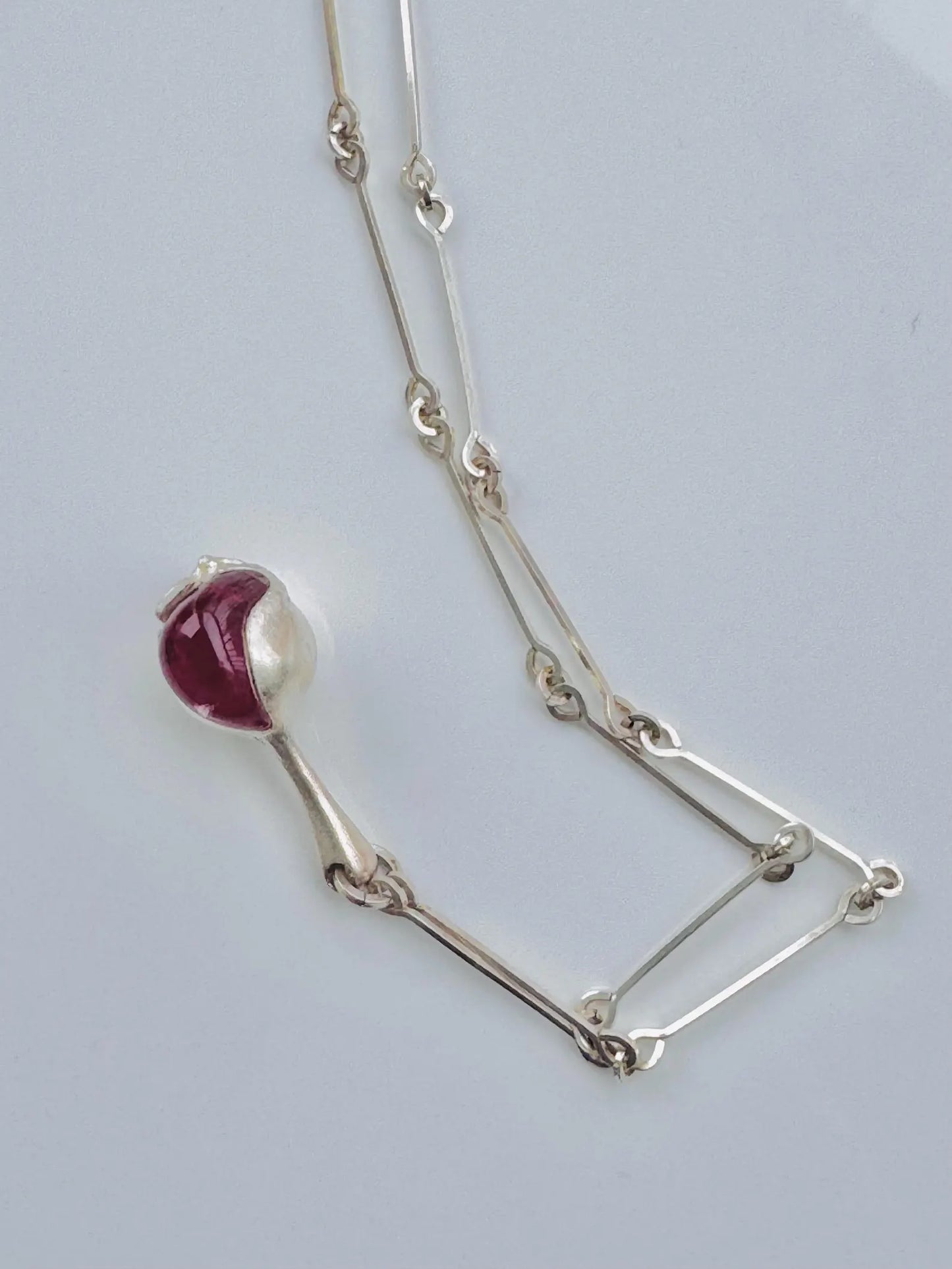 Björn Weckström "Nectaris" Silver & Acrylic Pendant, Lapponia Finland 1977
