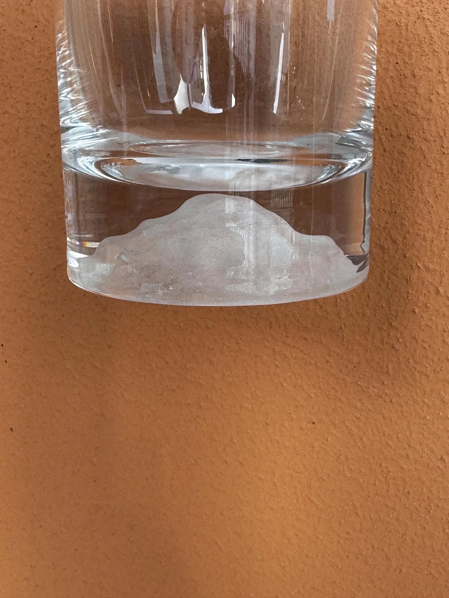 Vintage Iittala 'Himalaya' Crystal Whiskey Glass by Björn Weckström, Finland 1977
