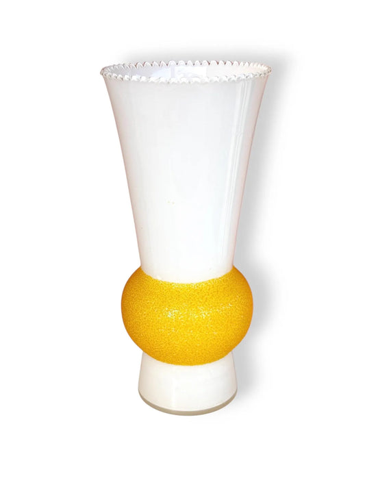 Vintage Iittala 'Iiris' Glass Vase Model 1711 by Erkki Vesanto, Finland 1959–1962