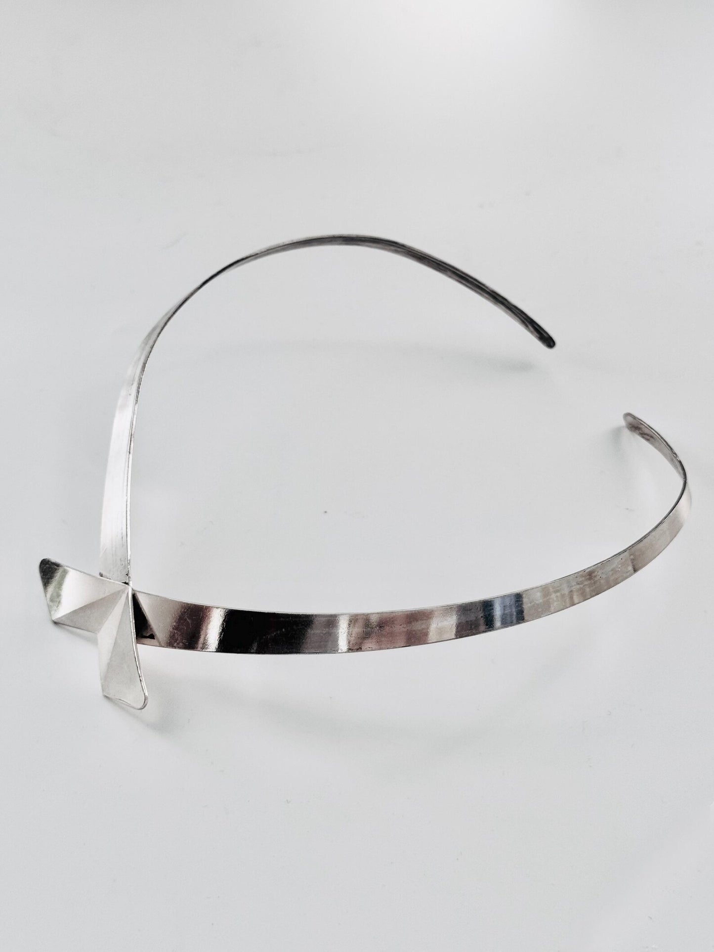 Kultakeskus Modernist Sterling Silver Choker, Finland 1989