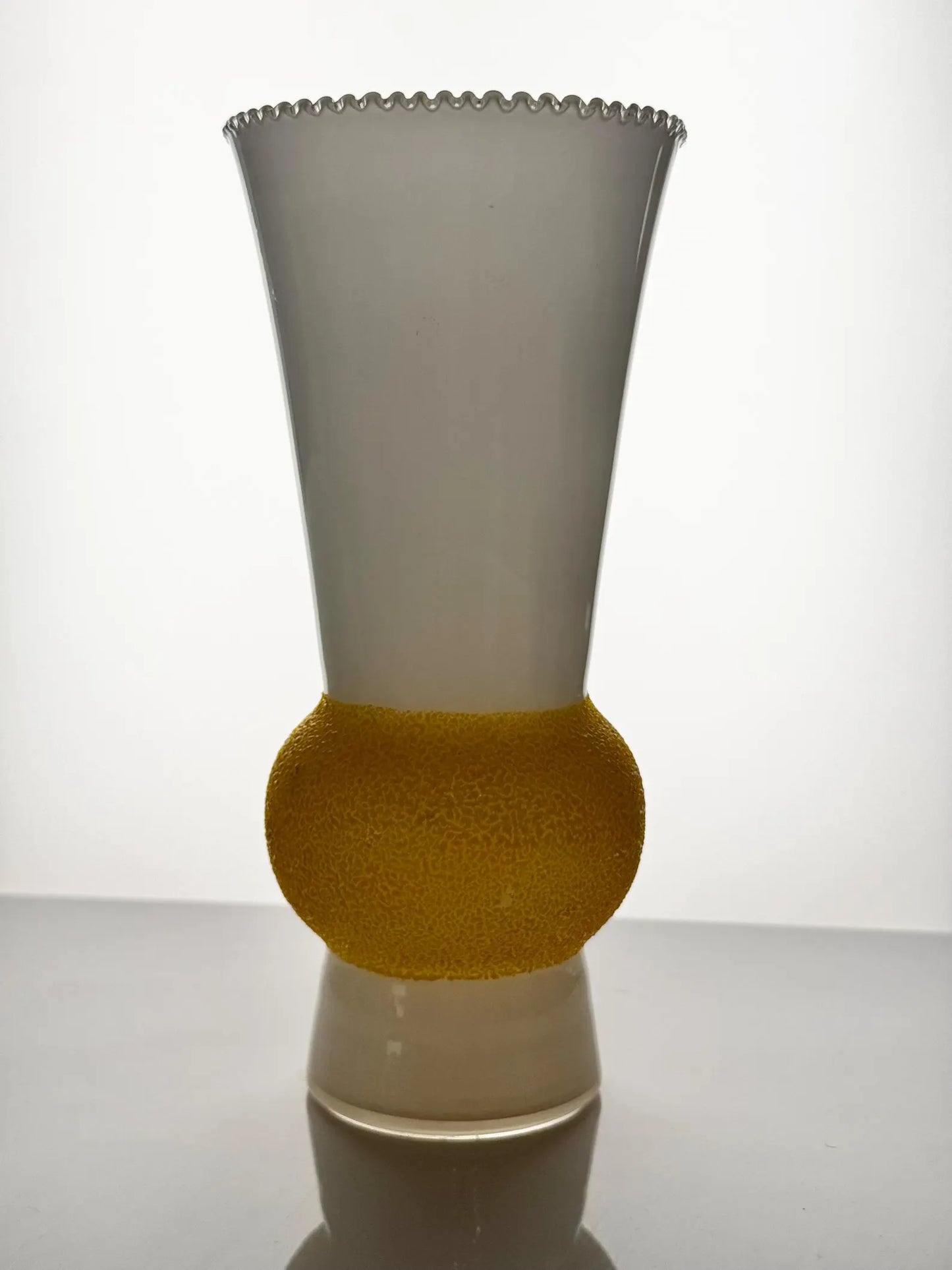Vintage Iittala 'Iiris' Glass Vase Model 1711 by Erkki Vesanto, Finland 1959–1962