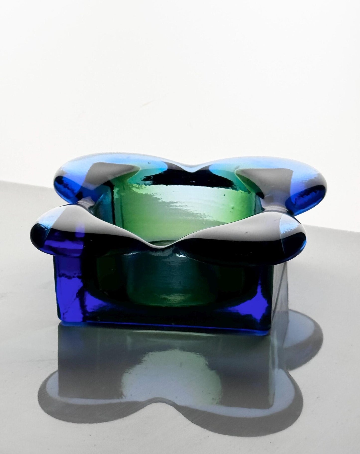 Vintage Humppila Art Glass Sculpture by Matti Halme, Finland 1970s