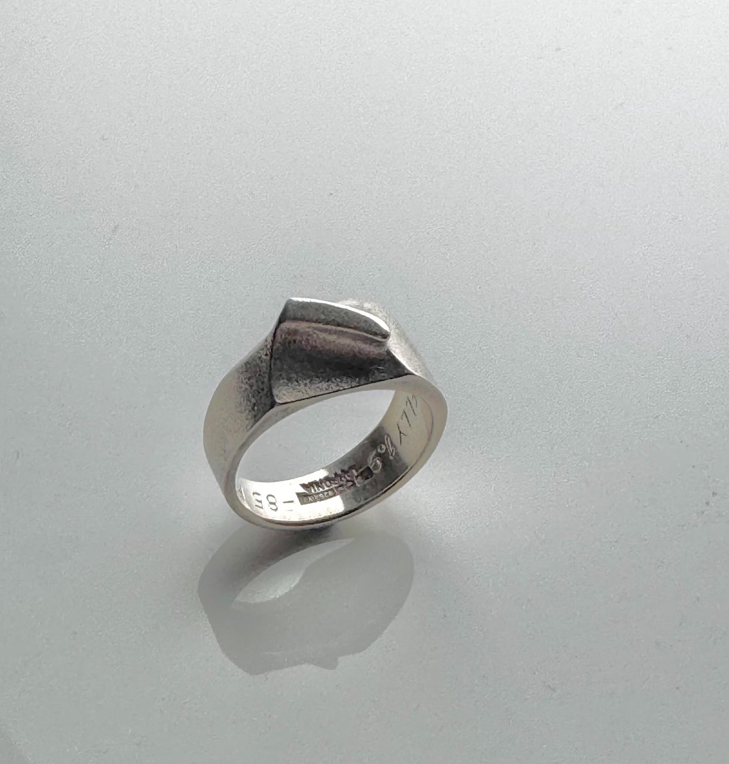 Lapponia Modernist 925 Silver Ring by Björn Weckström, 1976 — Hallmarked, Made in Finland