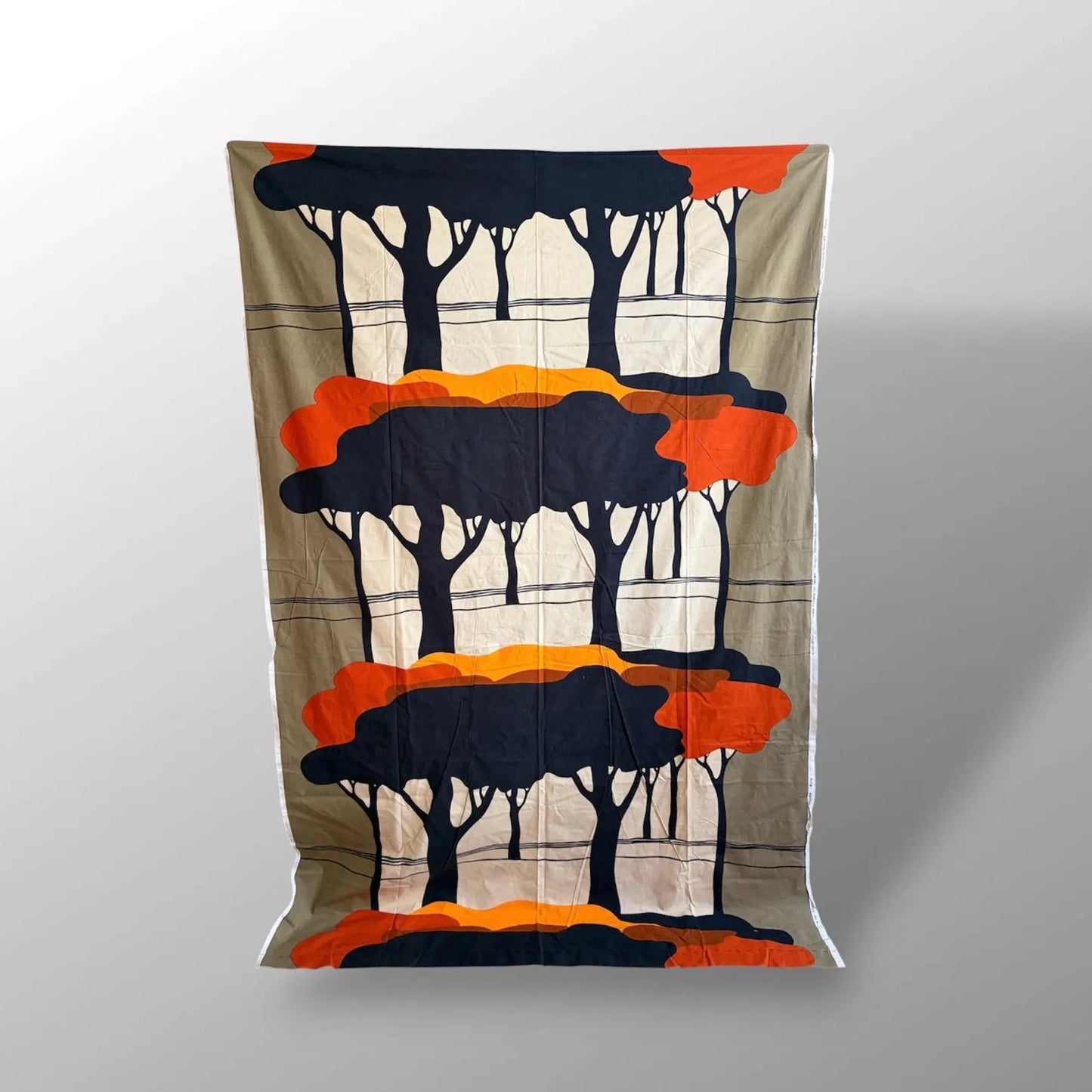 Tampella "Apia" Vintage Fabric / Curtain 1970 – Marjatta Seppälä, Made in Finland