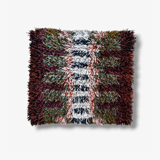 Mid Century Modern Finnish Rya Rug (Ryijy) 1960s – Made in Finland