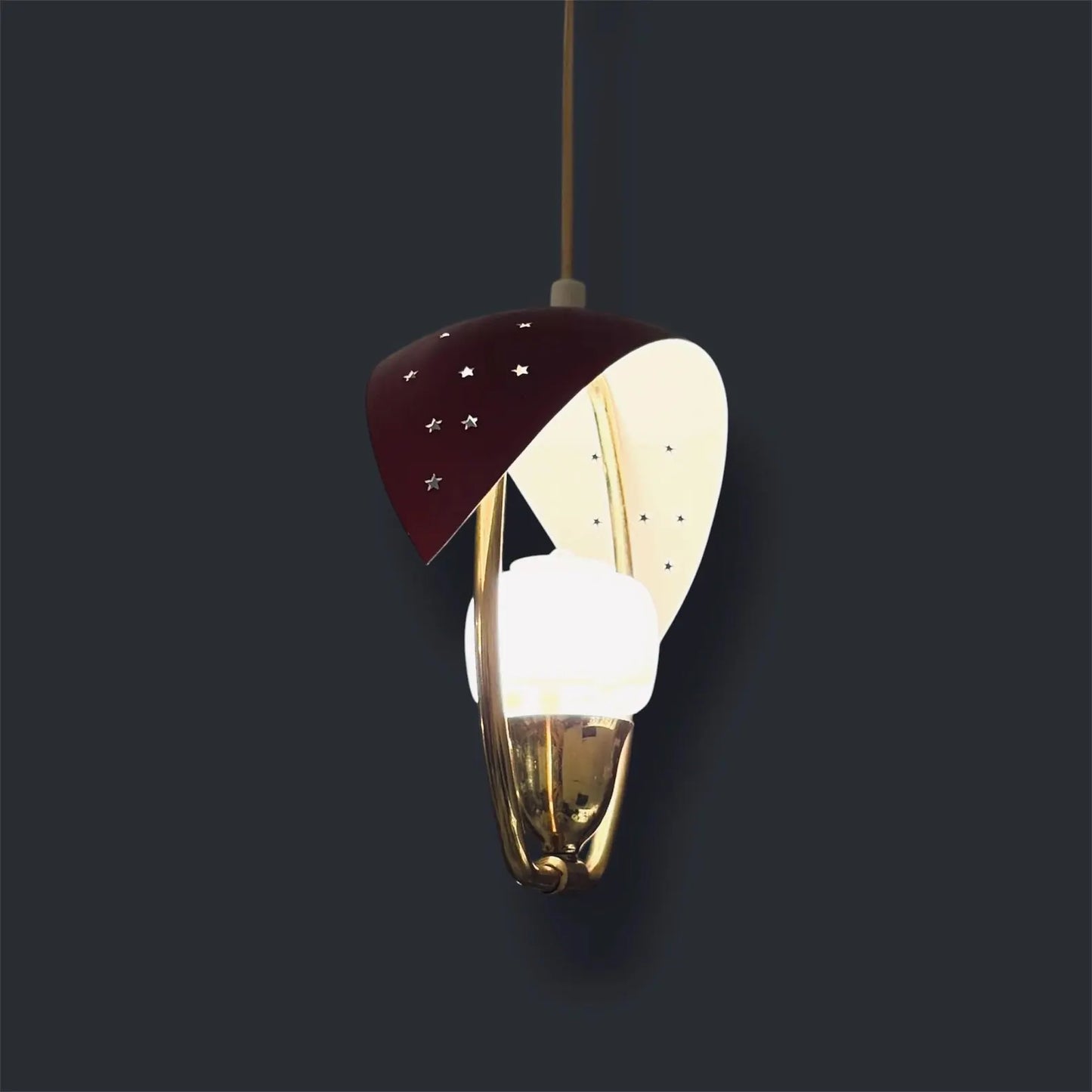 Valinte "Nukkumatti" Vintage Ceiling Pendant Lamp, 1950s – Finnish Design Icon