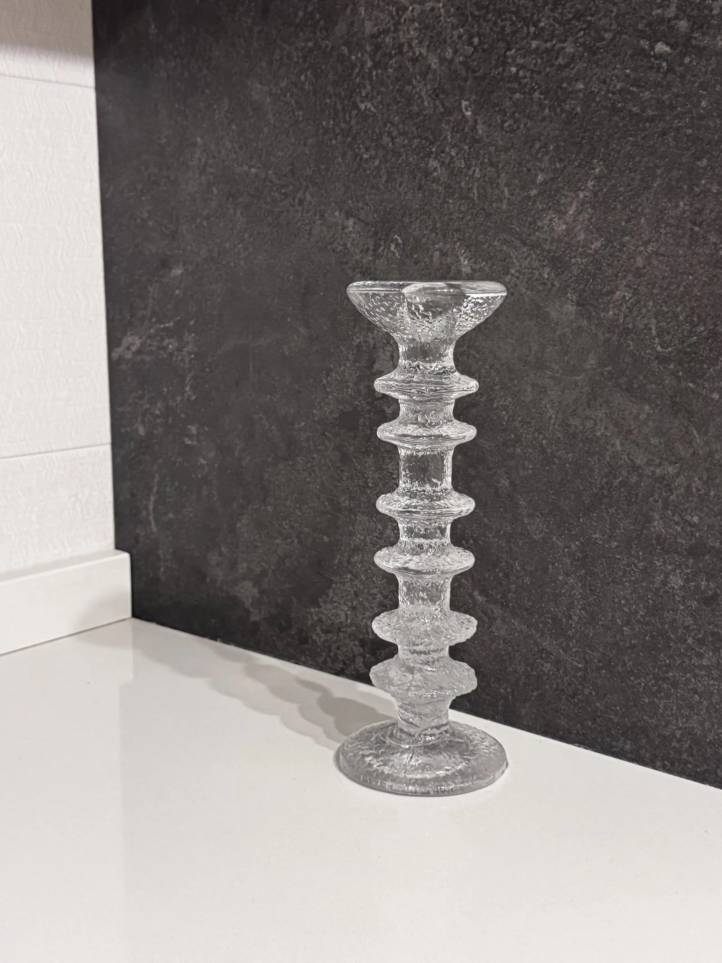 Vintage Iittala 'Festivo' Candleholder by Timo Sarpaneva, Finland 1966