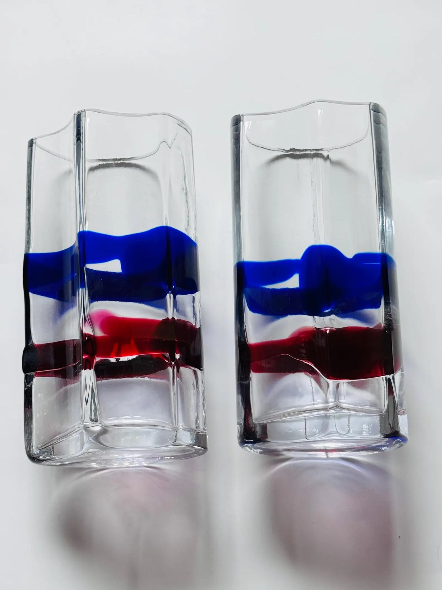 Limited Edition Art Glass Vases by Erik Höglund for Lindshammar, Sweden 1988 – 76/100