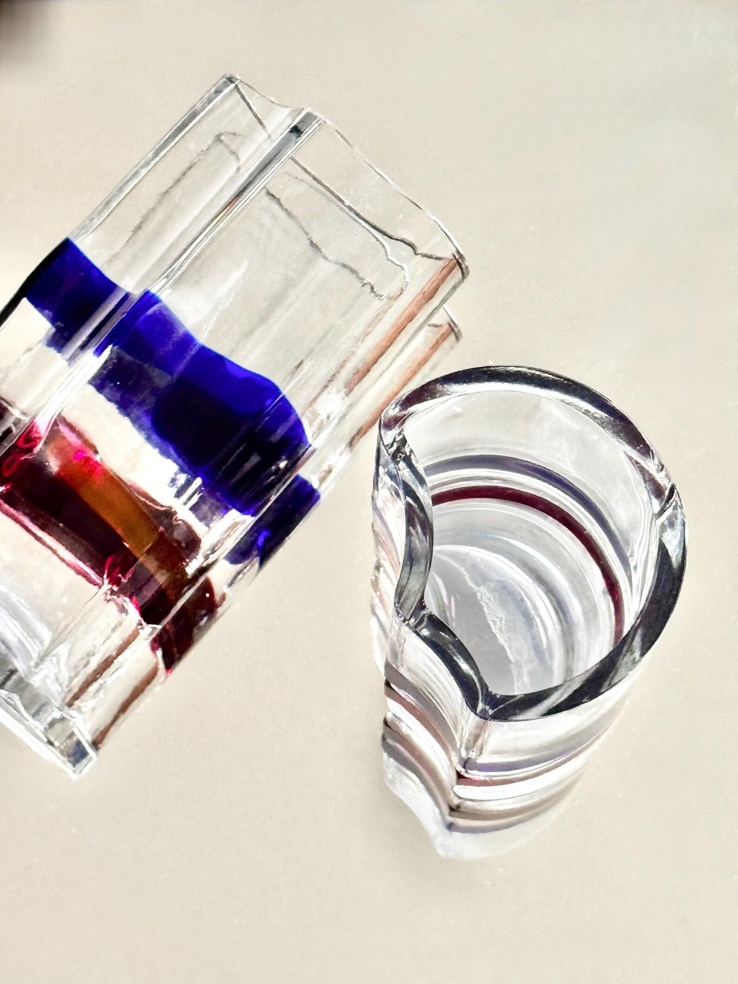 Limited Edition Art Glass Vases by Erik Höglund for Lindshammar, Sweden 1988 – 76/100