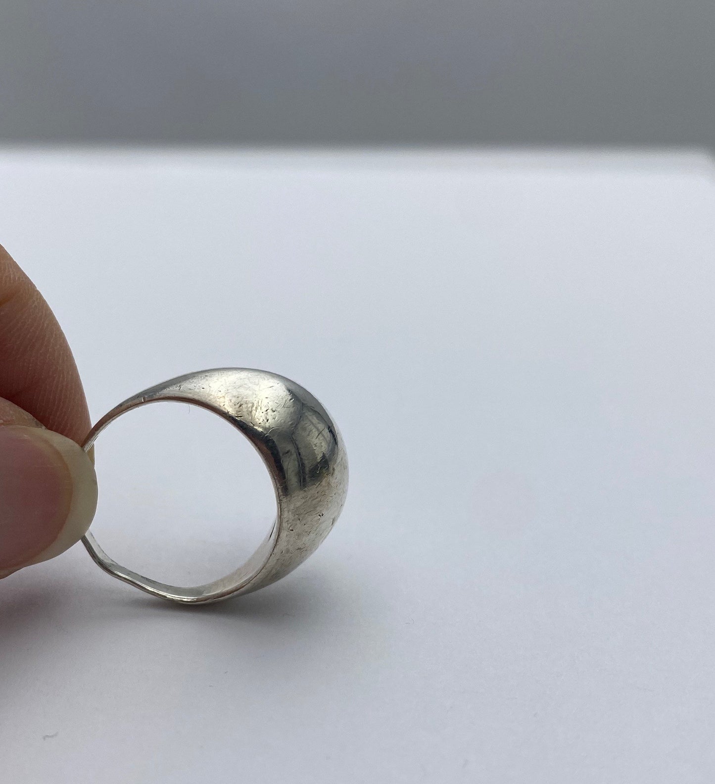 Vintage Modernist Aarikka Ring made by Kaija Aarikka , 1960s, Made in Finland