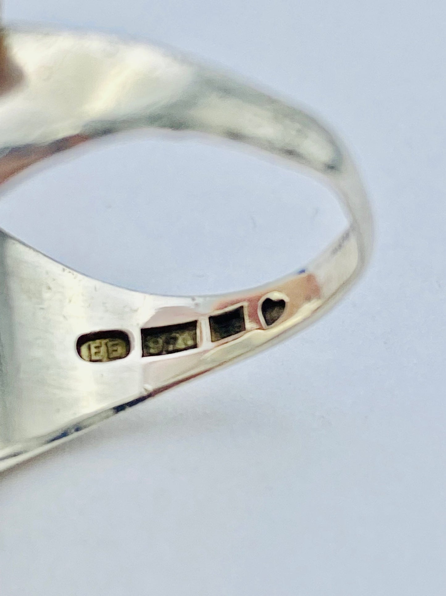 Vintage Modernist Aarikka Ring made by Kaija Aarikka , 1960s, Made in Finland