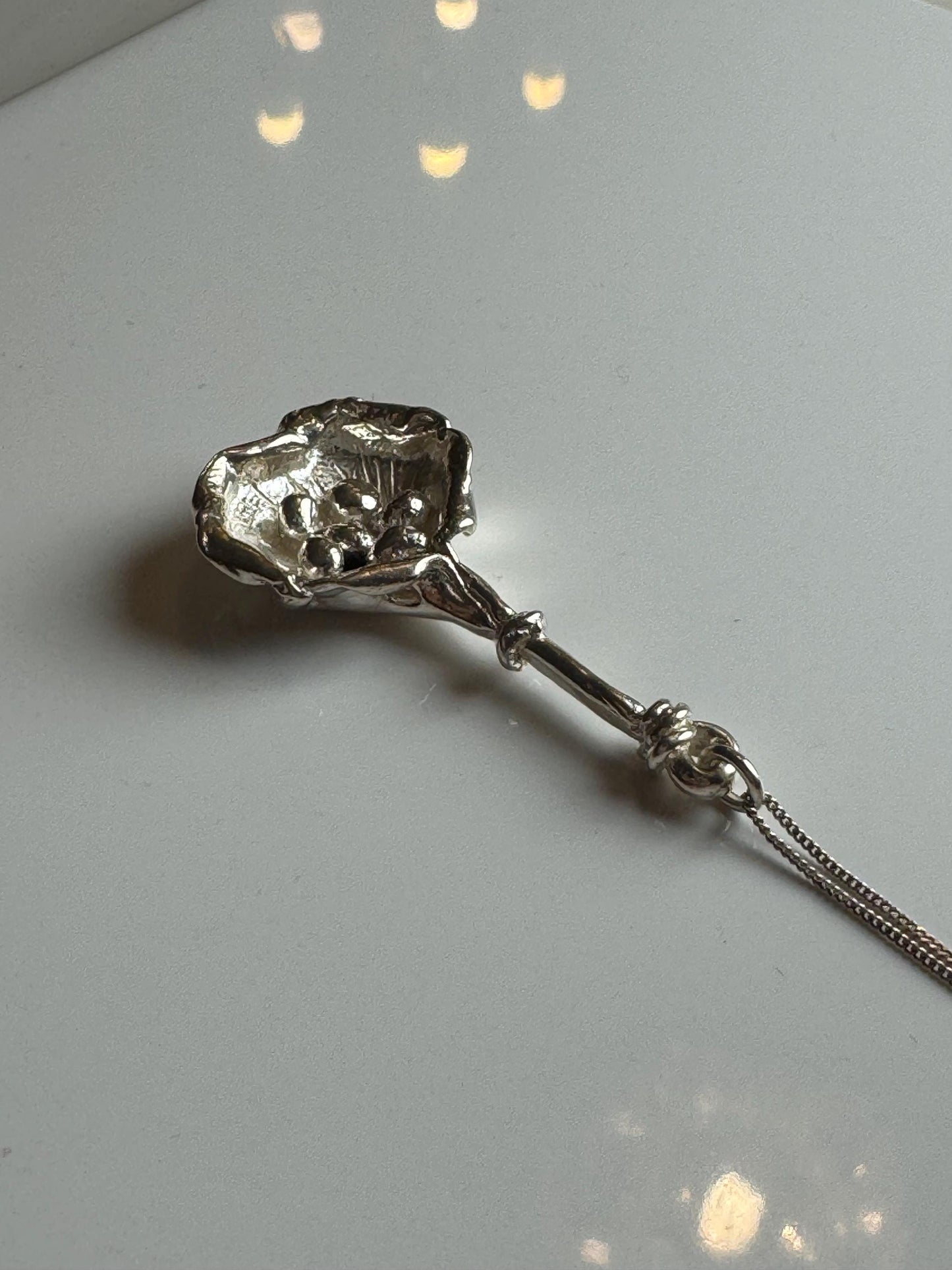 Original piece from 1977/Modernist /a wonderful handmade pendant designed by Kalevala Koru designer Holger Lindström , Made in Finland