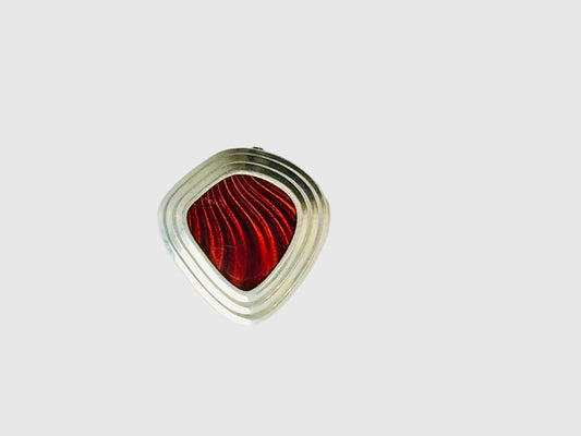 A beautiful silver & enamel brooch by Suomen Rahapaja in 2009