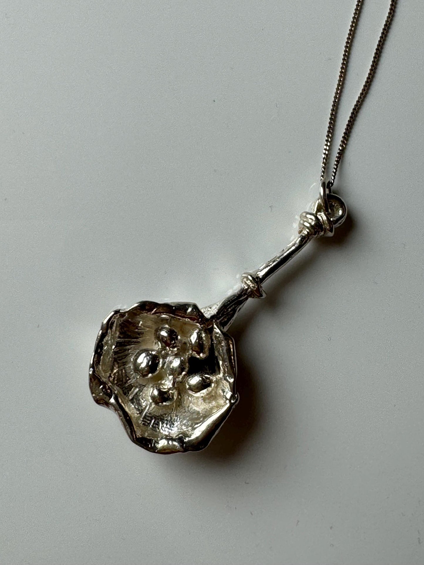 Original piece from 1977/Modernist /a wonderful handmade pendant designed by Kalevala Koru designer Holger Lindström , Made in Finland